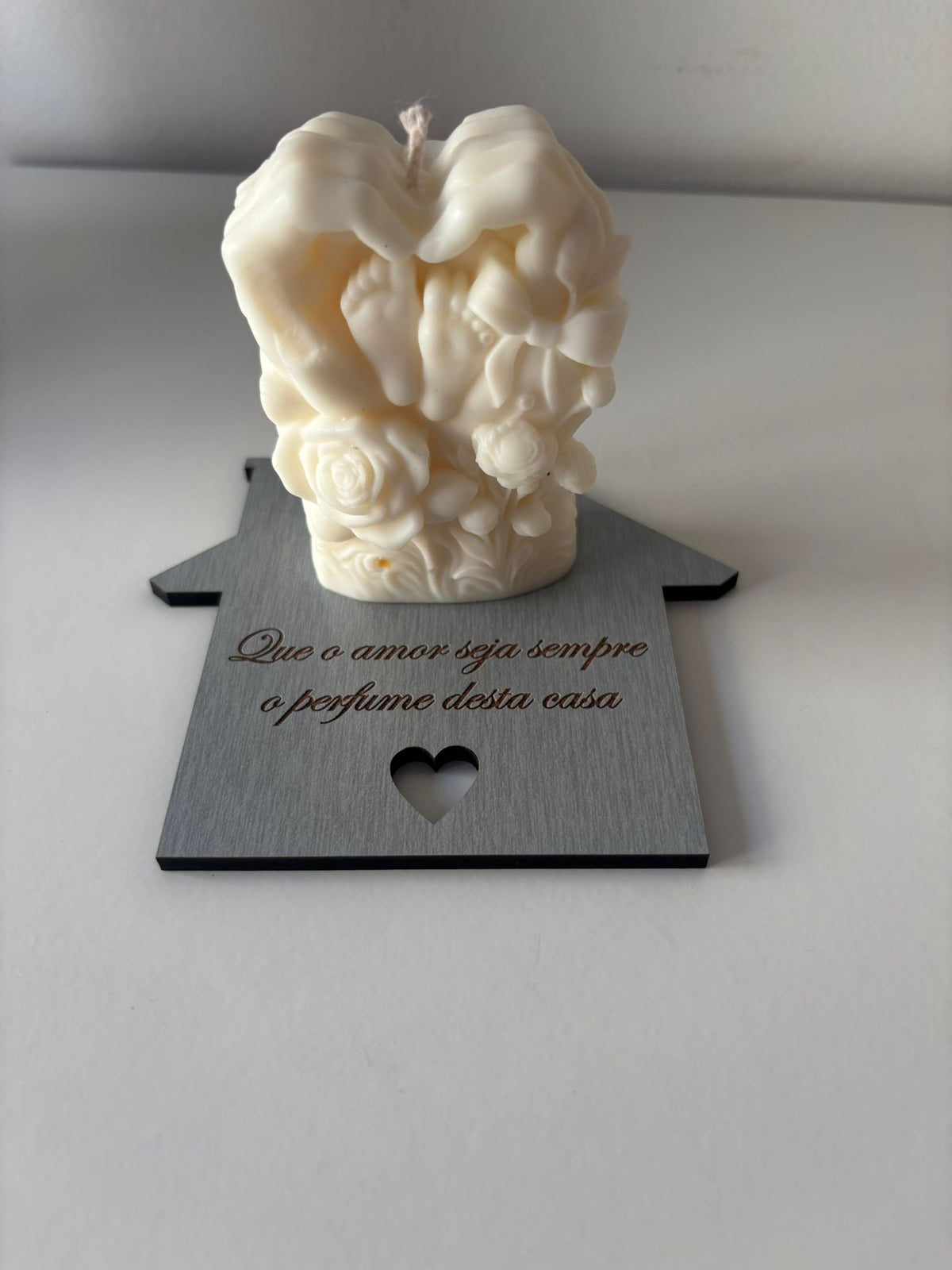 Scented Candle with Custom Base