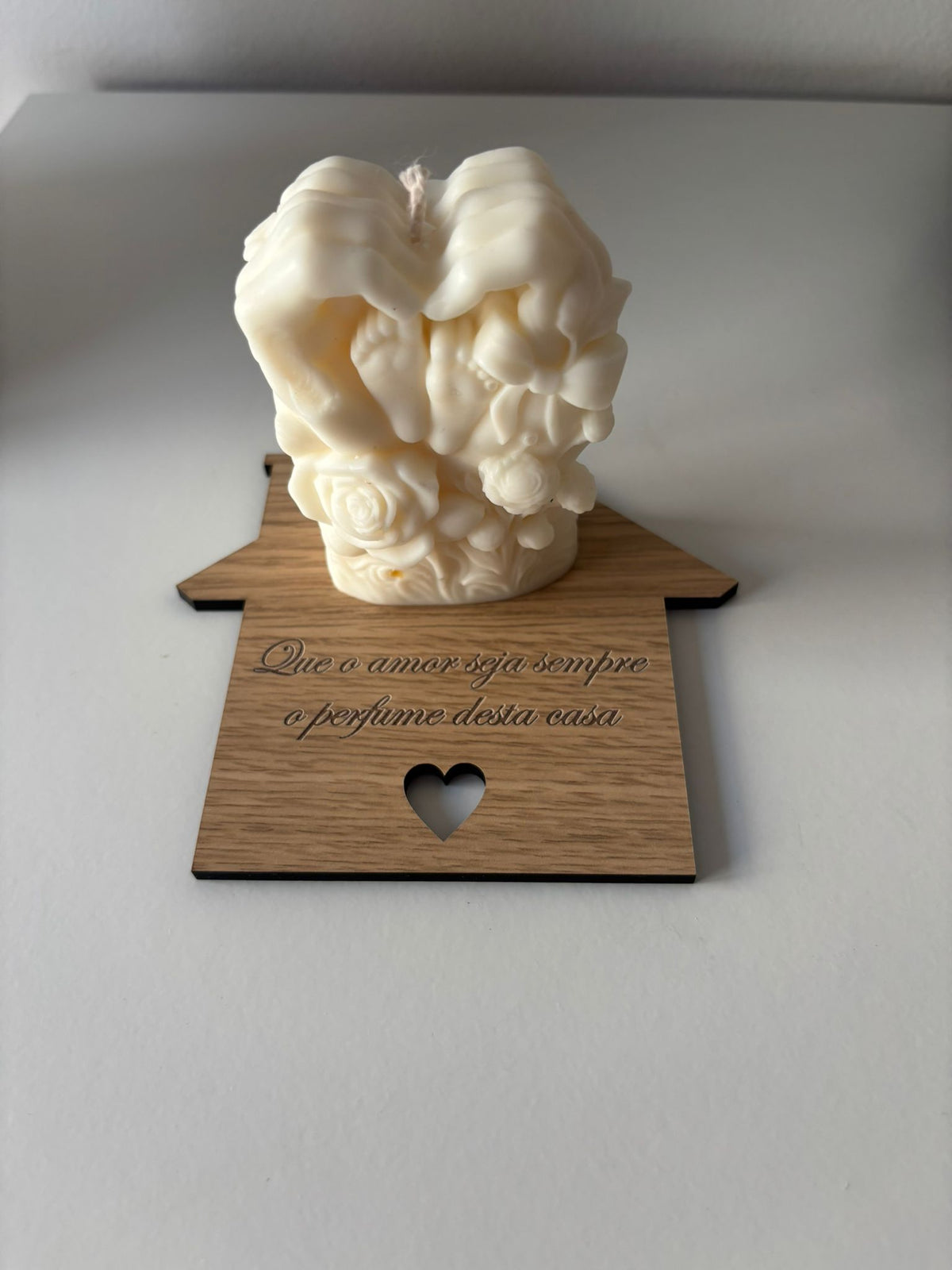 Scented Candle with Custom Base